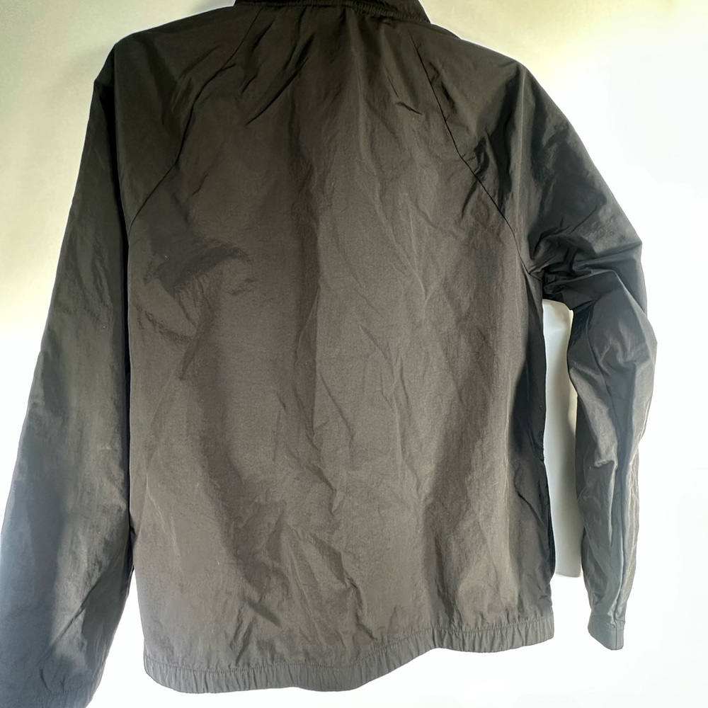 PINK Victoria's Secret Black Lightweight Zip Windbreaker Jacket - Picture 5 of 6